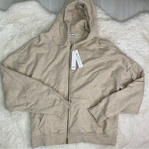 Elwood Vintage Oatmeal Core Zip Hoodie Men’s Size XXL